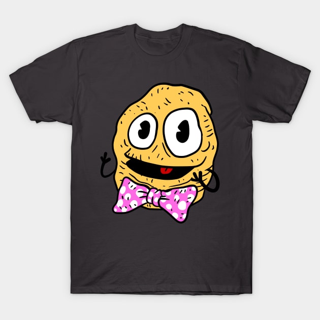 happy bow tie potato man. T-Shirt by JJadx